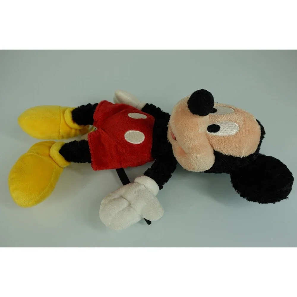 Walt Disney World Mickey Mouse Fuzzy Bean Bag Plush Stuffed Mouse 10 inch